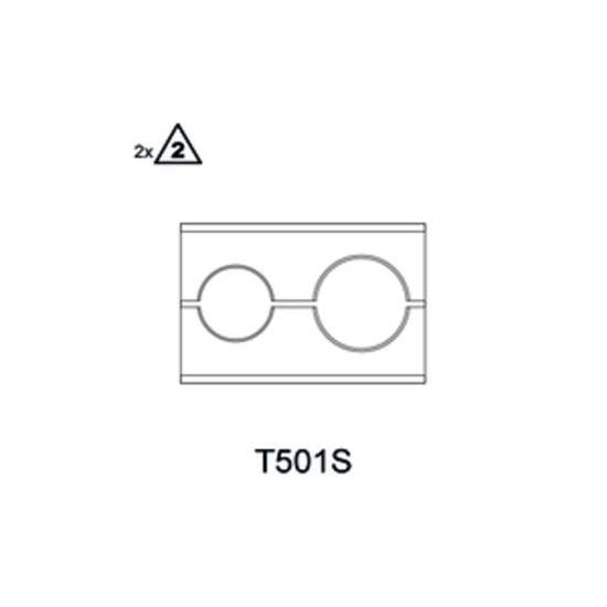 Imagen de Bloque de fijación de tubo interior/exterior