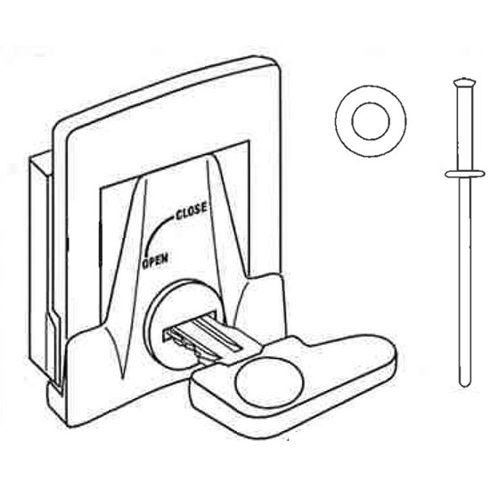 Imagen de Cerradura de las tapas de las maletas