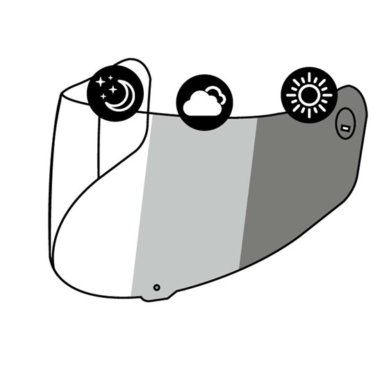 Imagen de X-SPIRIT III CWR-1 PHOTOCROMIC VISOR